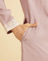 Manyavar Men Lilac Elegance Kurta Churidar