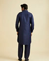 Manyavar Men Dark Blue Radiance Kurta Pajama