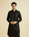 Mystical Black Kurta Pajama Set