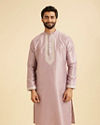 Lilac Festive Kurta Churidar Set