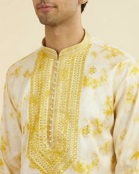 Manyavar Men Radiant Yellow Kurta Pajama