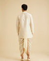 Manyavar Men Cream Elegance Kurta Pancha Set