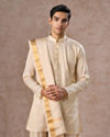 Beige Silk Splendor Kurta Pancha Ensemble