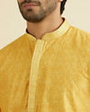 Manyavar Men Mustard Festive Kurta Pajama