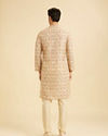 Manyavar Men Royal Beige Regalia Kurta Pajama