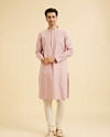 Manyavar Men Dusty Pink Enigma Kurta Pajama