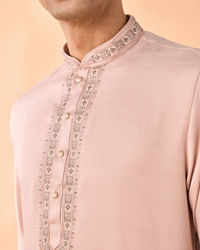 Manyavar Men Beige Opulence Kurta Pajama