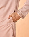 Manyavar Men Beige Opulence Kurta Pajama