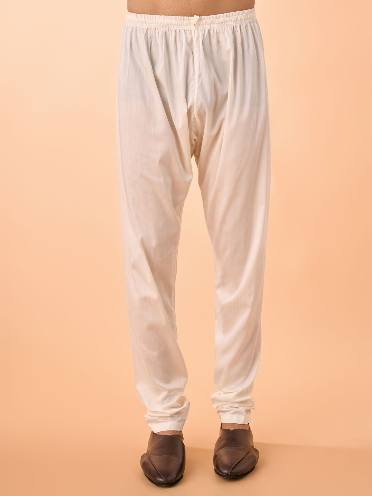 Manyavar Men Beige Opulence Kurta Pajama
