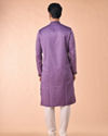 Manyavar Men Purple Elegance Kurta Pajama