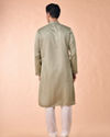 Manyavar Men Emerald Green Vibrance Kurta Churidar