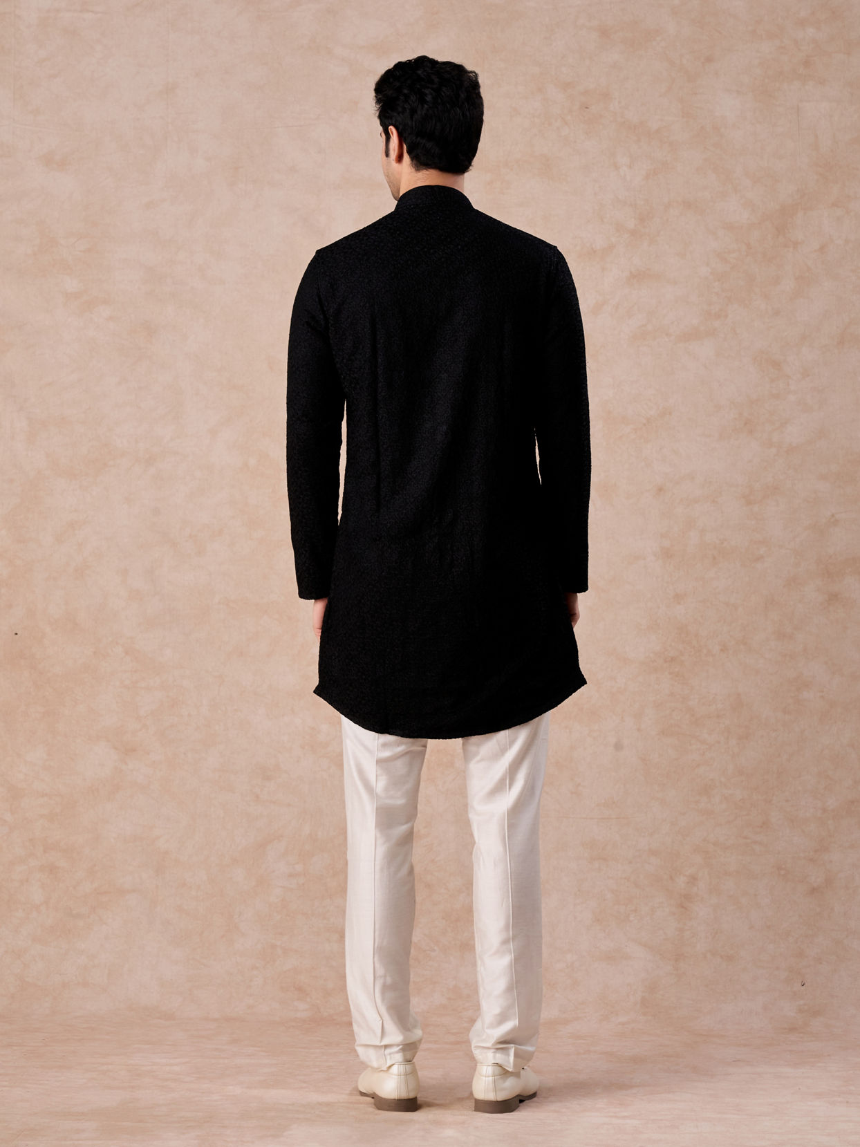 Manyavar Men Midnight Essence Kurta Trouser