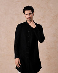 Manyavar Men Midnight Essence Kurta Trouser