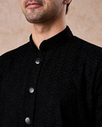 Manyavar Men Midnight Essence Kurta Trouser