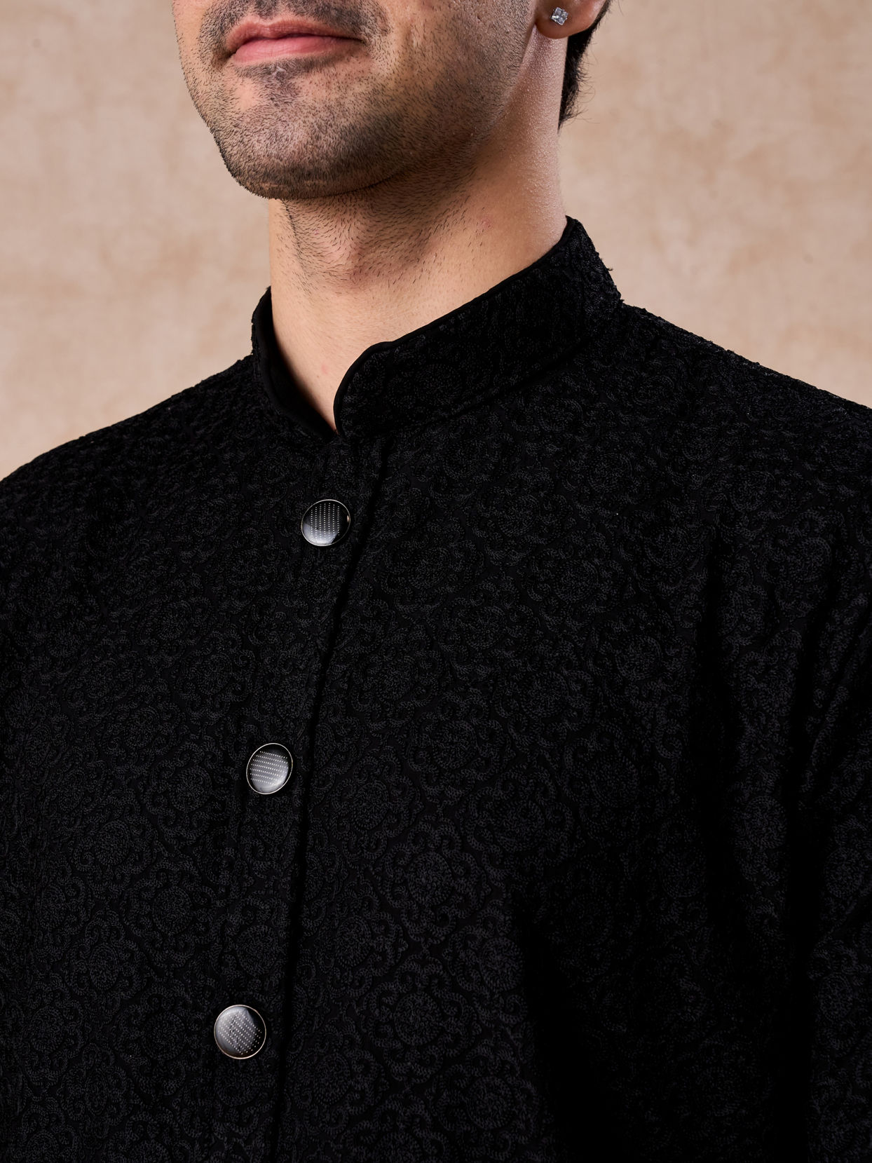 Manyavar Men Midnight Essence Kurta Trouser