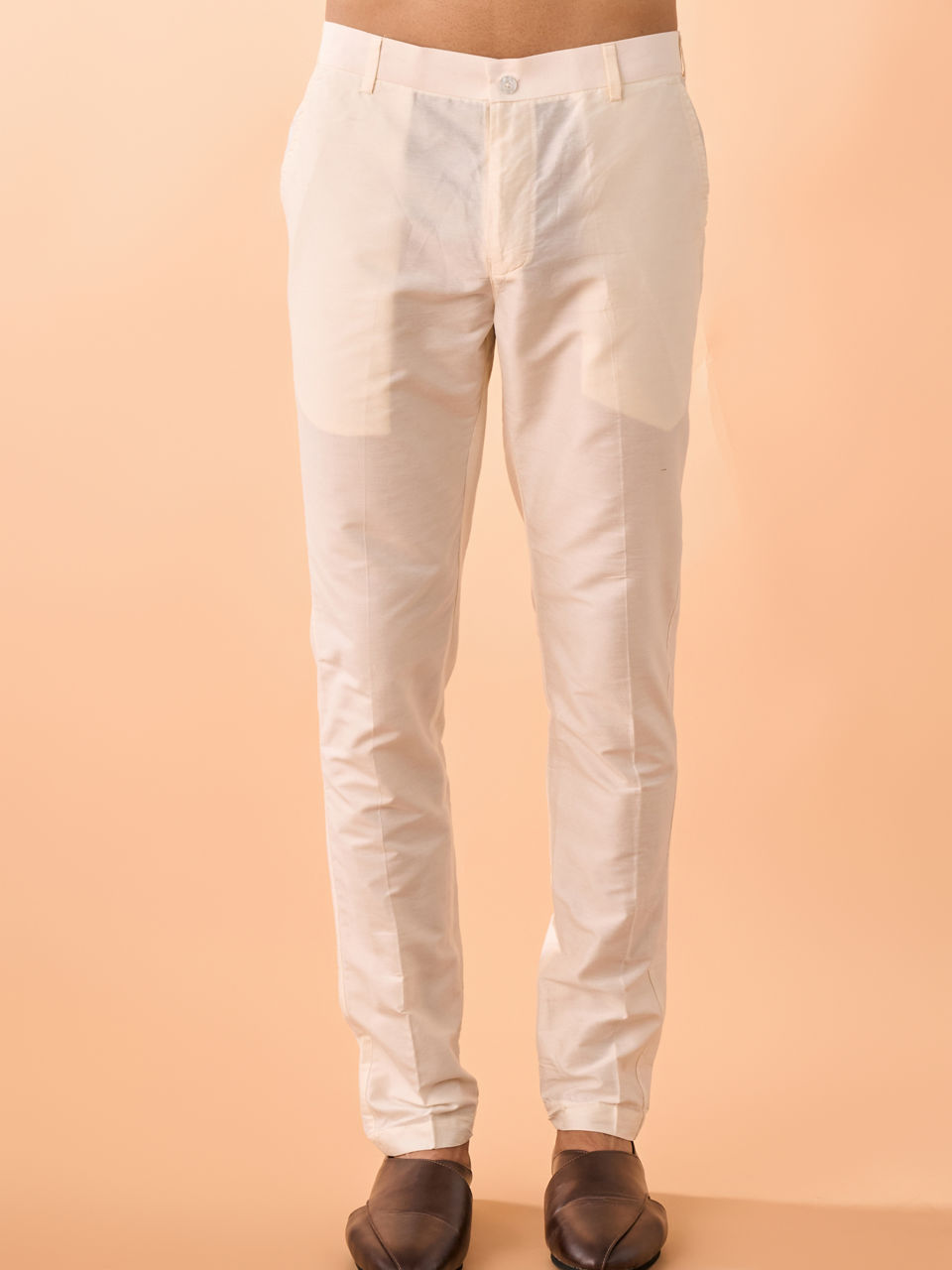 Manyavar Men Intricate Wine Kurta Pajama Set