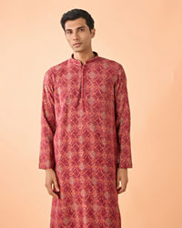 Manyavar Men Marvelous Maroon Kurta Pajama