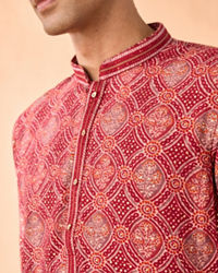Manyavar Men Marvelous Maroon Kurta Pajama