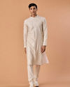 Manyavar Men Ethereal White Kurta Pajama