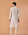 Manyavar Men Ethereal White Kurta Pajama