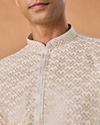 Manyavar Men Ethereal White Kurta Pajama