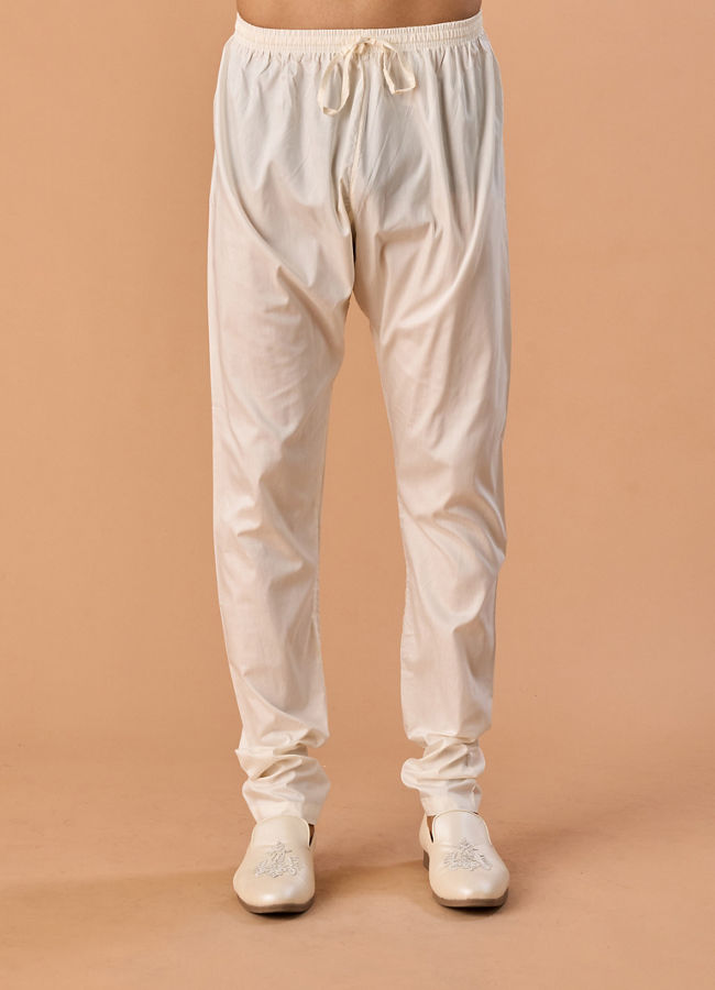 Manyavar Men Ethereal White Kurta Pajama