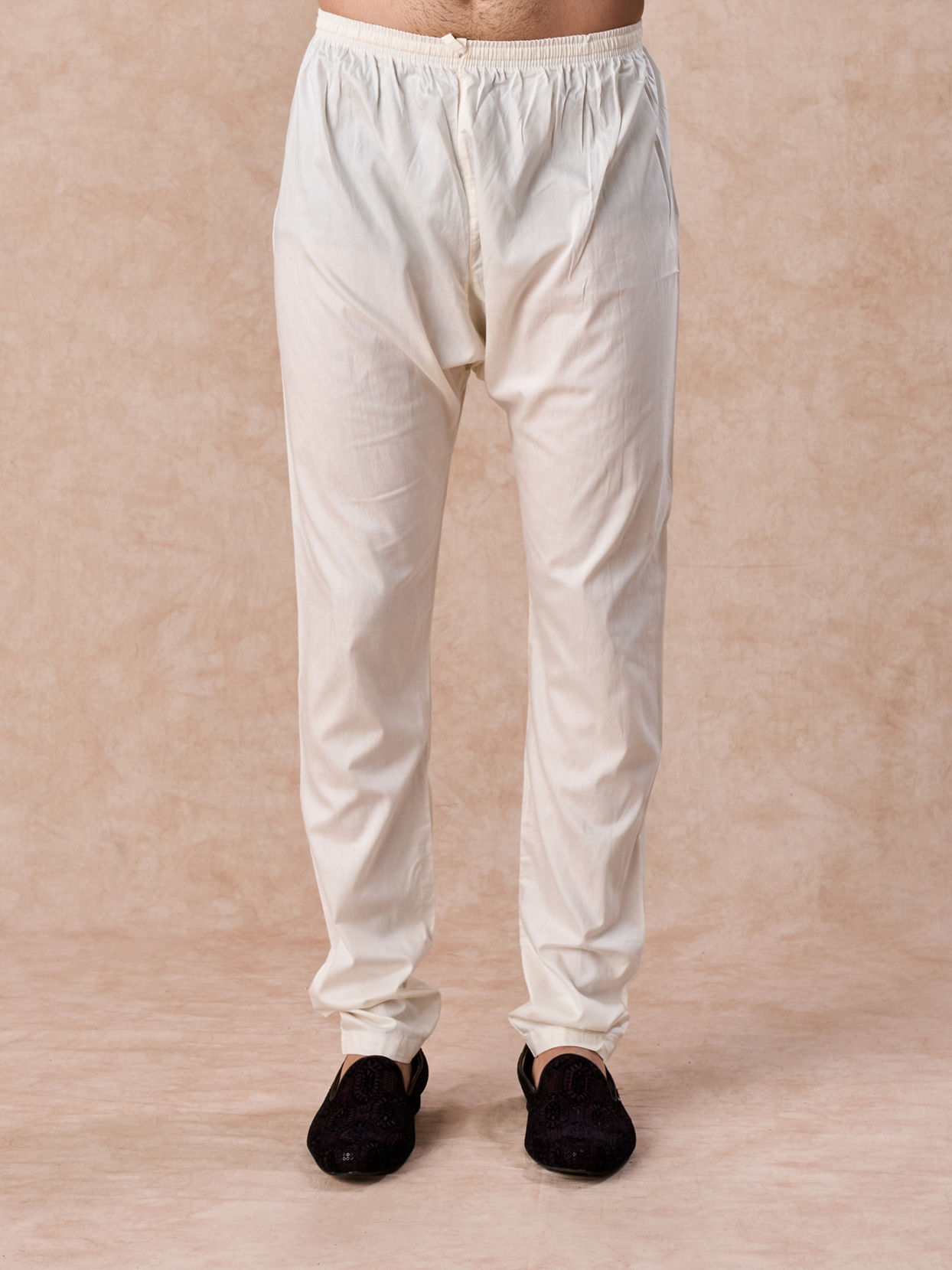 Manyavar Men Dark Blue Georgette Kurta Pajama