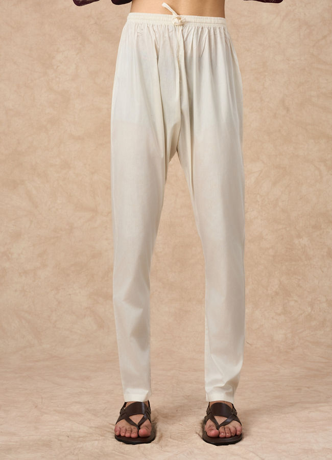 Manyavar Men Wine Georgette Kurta Pajama
