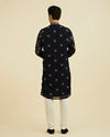 Manyavar Men Royal Blue Elegance Kurta Churidar