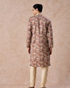Manyavar Men Fawn Elegance Kurta Churidar