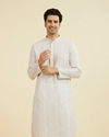 Beige Kurta Churidar Ensemble