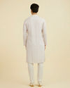 Manyavar Men Beige Kurta Churidar Ensemble