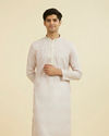 Beige Grandeur Kurta Churidar