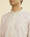 Manyavar Men Beige Grandeur Kurta Churidar