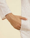 Manyavar Men Beige Grandeur Kurta Churidar