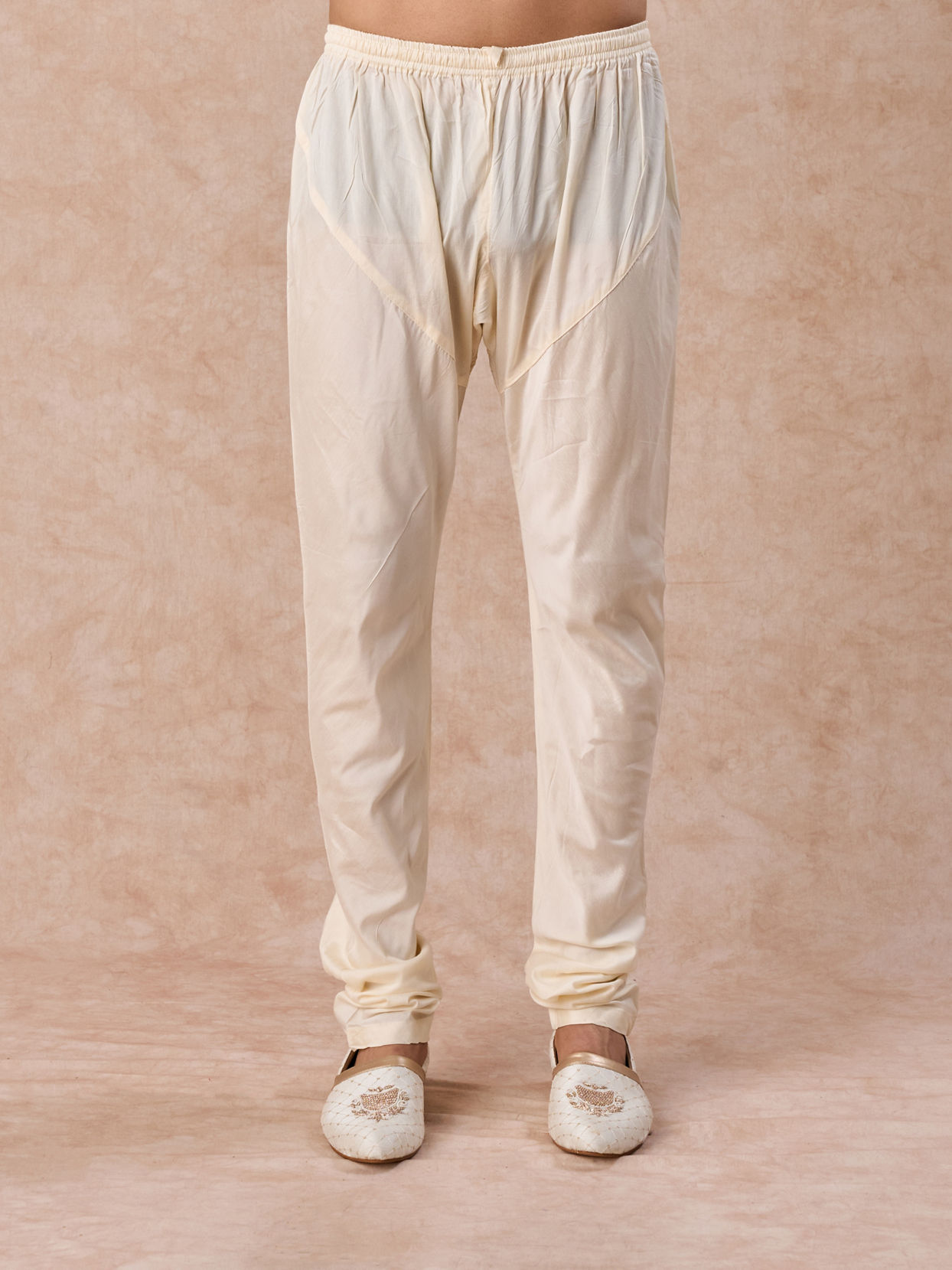 Manyavar Men Golden Glow Kurta Churidar