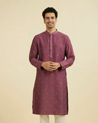 Manyavar Men Dusty Pink Kurta Churidar
