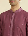 Manyavar Men Dusty Pink Kurta Churidar