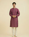 Manyavar Men Dusty Pink Kurta Churidar