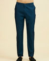 Manyavar Men Teal Blue Festive Kurta Pant