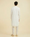 Manyavar Men Elegant Cream Kurta Churidar