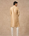 Manyavar Men Gold Silk Kurta Churidar