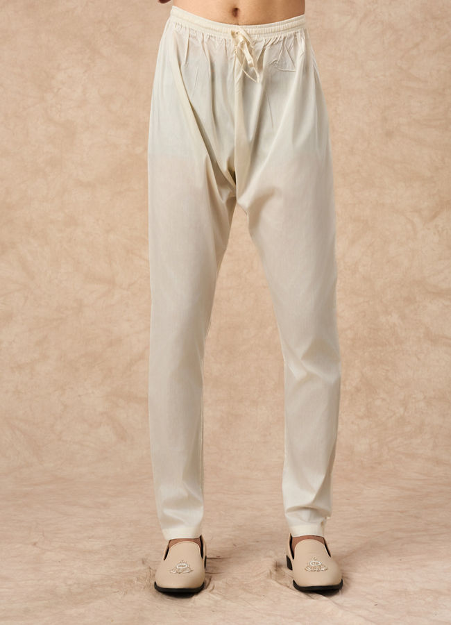 Manyavar Men Gold Silk Kurta Churidar