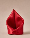 Manyavar Men Red Satin Pocket Square