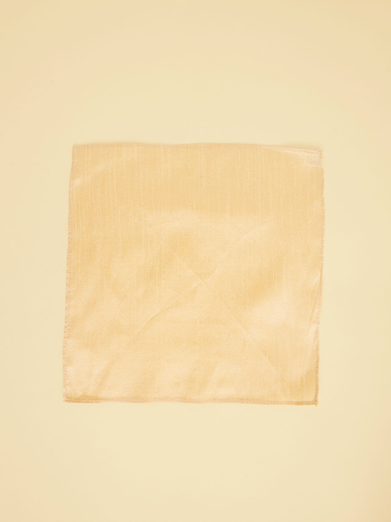 Manyavar Men Sand Beige Textured Pocket Square