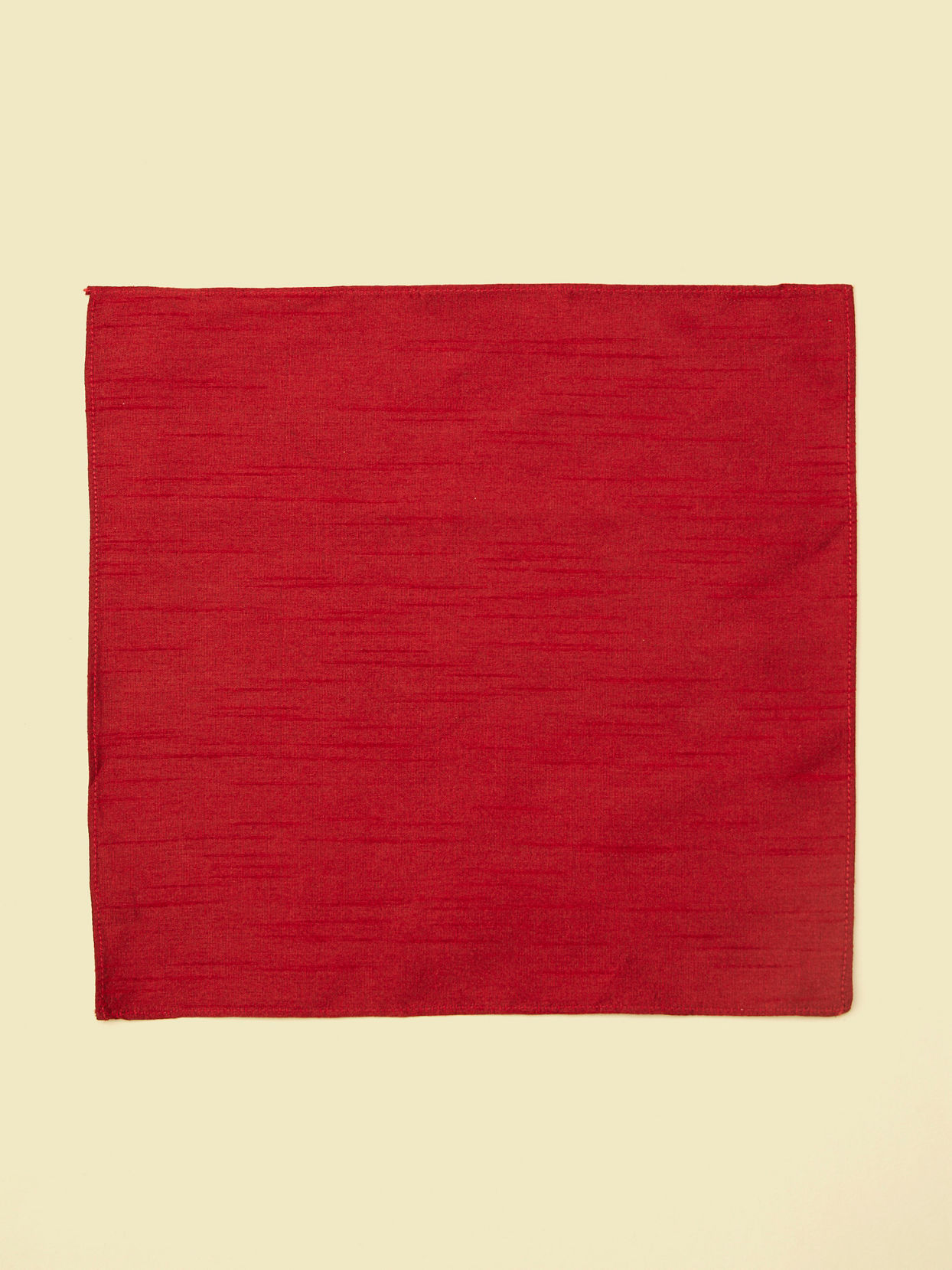 Manyavar Men Maroon Enchantment Pocket Square