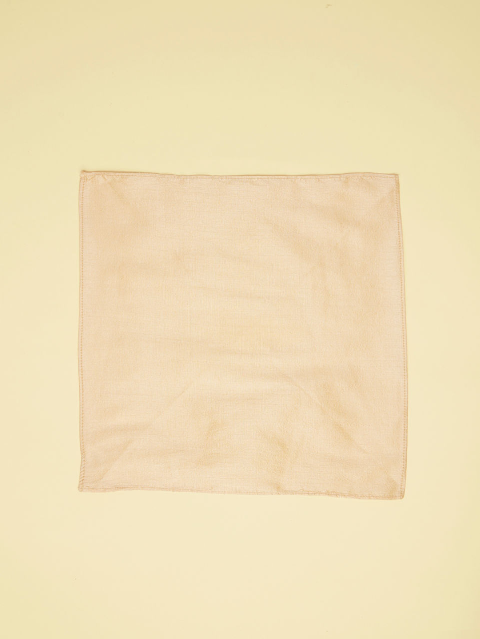 Manyavar Men Buttercream Textured Pocket Square