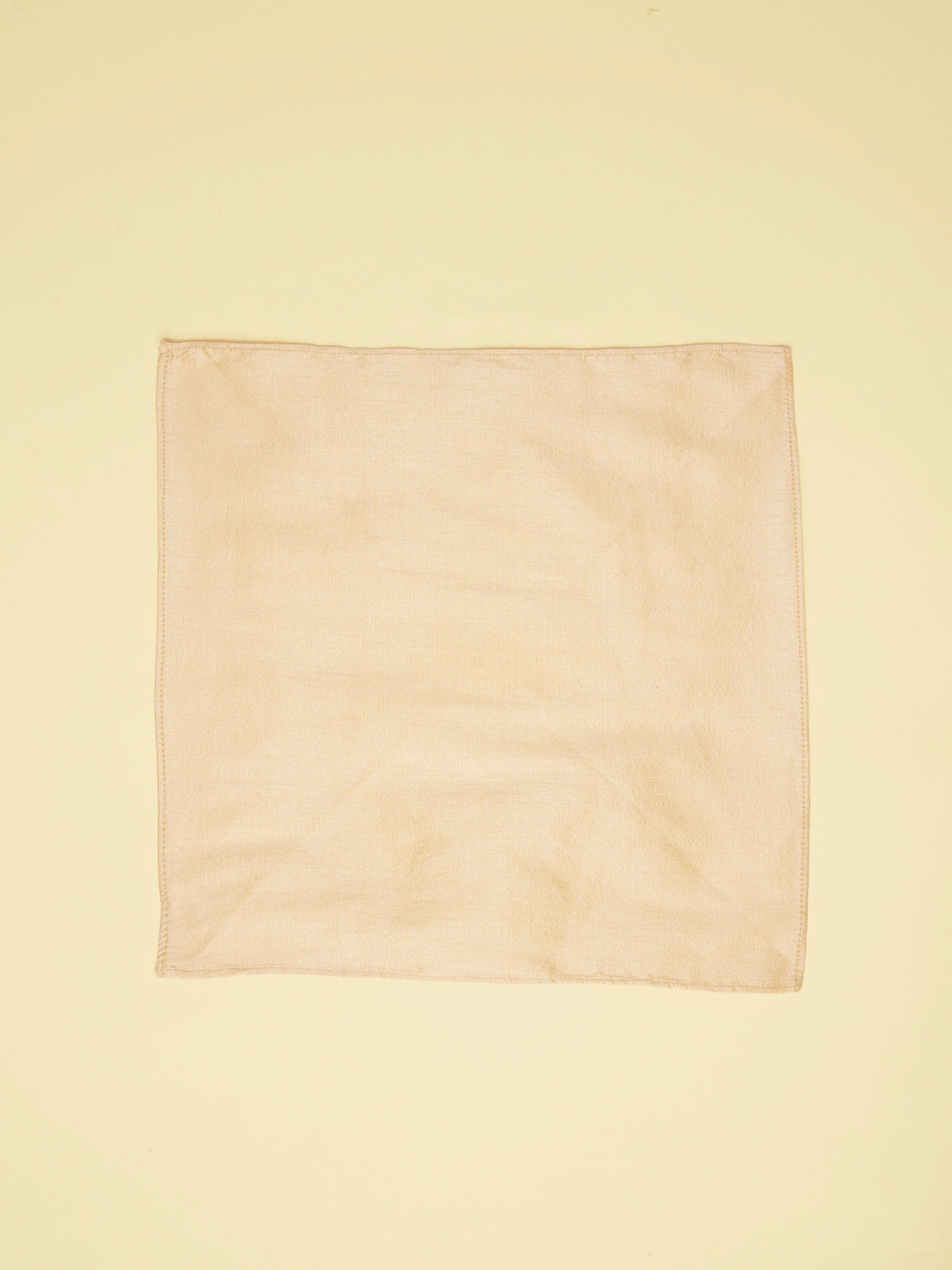 Manyavar Men Buttercream Textured Pocket Square