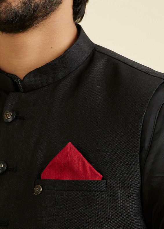Red Enchantment Pocket Square Red Enchantment Pocket Square