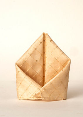 Manyavar Men Beige Luxury Pocket Square